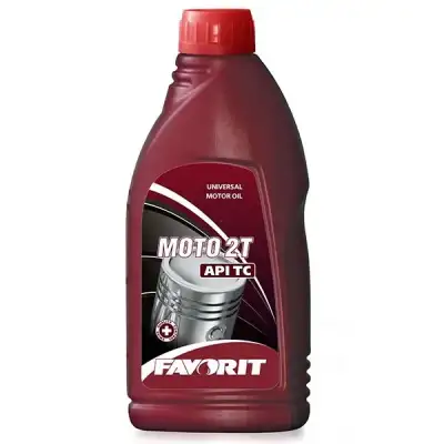 Масло моторное минеральное для двухтактных двигателей Favorit Moto 2-T API TC 0,42 л. наличный и безналичный расчет