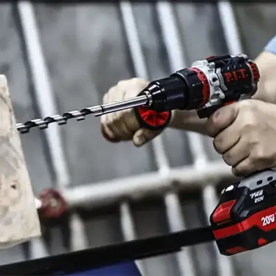 Дрель ударная бесщеточная акккумуляторная, 20 В, 0-300/0-2000 об/мин, 75 Hm, 13 мм, 2 ск. наличный и безналичный расчет