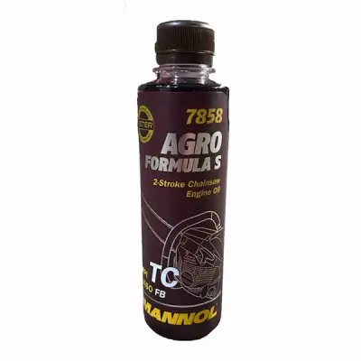 Масло моторное для двухтактных двигателей MANNOL 7858 Agro Formula S ESTER , синтетическое, 250 мл PET наличный и безналичный расчет