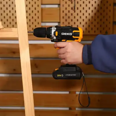 Дрель-шуруповерт аккумуляторная DEKO Banger 20V 080-1005 наличный и безналичный расчет