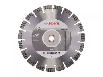 Алмазный круг 300х20/25.4 мм по бетону сегмент. BEST FOR CONCRETE BOSCH ( сухая/мокрая резка) наличный и безналичный расчет