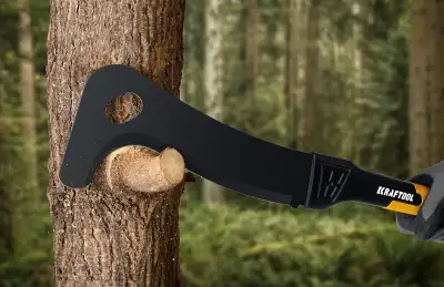 Садовый компактный секач KRAFTOOL Brush AXE 255/500мм наличный и безналичный расчет