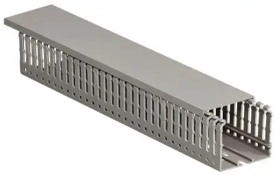 Кабель-канал перфорированный 60х40 L2000 ИМПАКТ серия М (7х11) IEK CKM50-060-040-1-K03 наличный и безналичный расчет