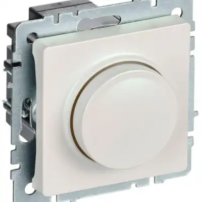 Светорегулятор СП BRITE пов-наж. 600Вт СС10-1-0-БрЖ жемчуж. IEK BR-D20-0600-K36 наличный и безналичный расчет