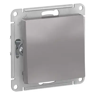 Выключатель 1-кл. СП AtlasDesign 10А IP20 (сх. 1) 10AX с самовозвратом механизм алюм. SE ATN000315 наличный и безналичный расчет