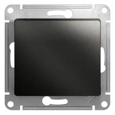 Кнопка нажимная 1-кл. СП Glossa 10А IP20 (сх. 1) 10AX механизм антрацит SE GSL000715 наличный и безналичный расчет