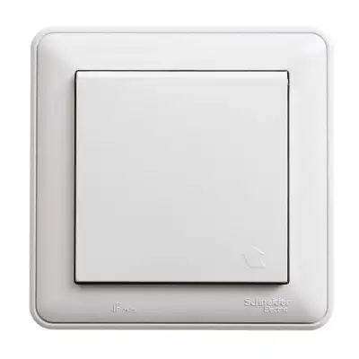 Розетка 1-м СП W59 Aqua 16А IP44 с заземл. защ. шторки в сборе бел. SE RS16-152B-18 наличный и безналичный расчет
