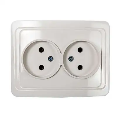 Розетка 2-м СП Classico 2102 16А IP20 бел. ASD / IN HOME 4680005959914 наличный и безналичный расчет