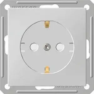 Розетка 1-м СП W59 16А IP20 с заземл. защ. шторки механизм бел. SE RS16-152-1-86 наличный и безналичный расчет