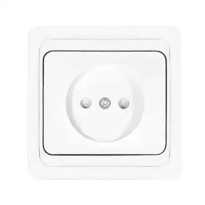 Розетка 1-м СП Валери 16А IP20 без заземл. защ. шторки бел. UNIVersal В0022x наличный и безналичный расчет