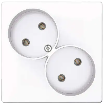 Розетка 2-м СП Simon 24 16А IP20 2х2P без защ. шторок механизм бел. Simon 2450457-030 наличный и безналичный расчет
