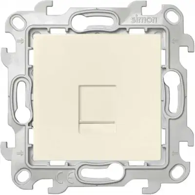 Розетка телефонная СП Simon 24 RJ11 IP20 механизм сл. кость Simon 2410480-031 наличный и безналичный расчет