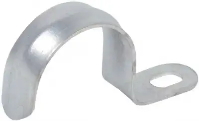 Скоба крепежная однолапковая d38-40мм метал. IEK CMAT10-38-100 наличный и безналичный расчет