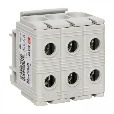 Клемма силовая вводная тройная КСВ 16-50кв.мм сер. PROxima EKF plc-kvs3-16-50-grey наличный и безналичный расчет