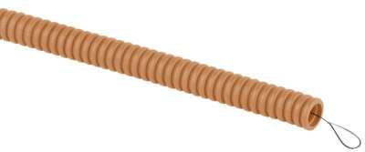 Труба гофрированная ПВХ легкая d16мм с протяжкой сосна (уп.25м) Эра Б0043211 наличный и безналичный расчет