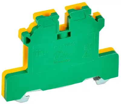 Колодка клеммная CTS-PEN ARMAFIX земля 4кв.мм жел./зел. IEK YCT11-00-K52-004 наличный и безналичный расчет