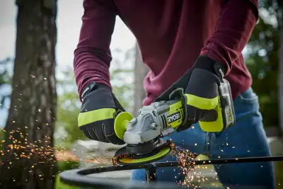 ONE + / Углошлифмашина RYOBI R18AG7-140S наличный и безналичный расчет