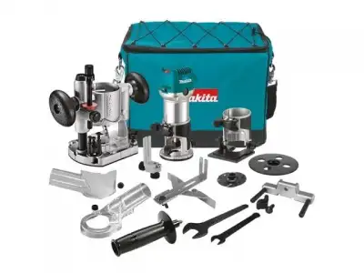 Фрезер кромочный MAKITA RT 0702 CX2 + аксессуары в сумке (710 Вт, цанга 8 мм, 30000 об/мин, регул. об.) наличный и безналичный расчет