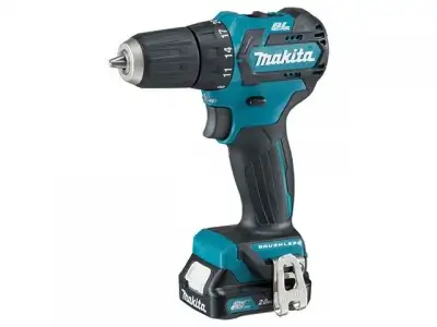 Аккум. ударная дрель-шуруповерт MAKITA HP 332 DWAE в чем. (10.8 В, 2 акк., 2.0 А/ч Li-Ion, 2 скор., 35 Нм, шурупы до 8 мм, сверление в металле до 10 м наличный и безналичный расчет