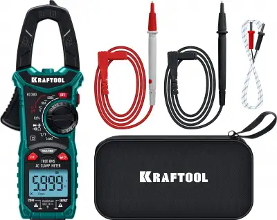KRAFTOOL KC-300 Цифровые токовые клещи (59832) наличный и безналичный расчет