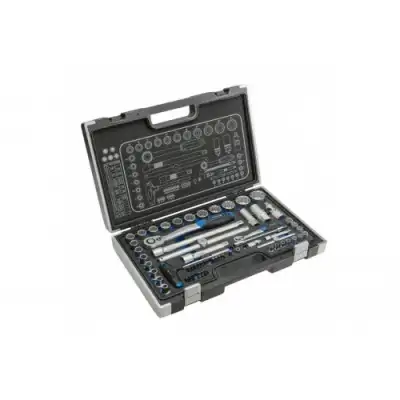 Набор инструмента 1/2", 1/4"  (60пр.) CrV "Hoegert" наличный и безналичный расчет