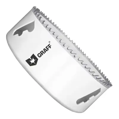 Коронка 140 мм по металлу биметаллическая с кобальтом GRAFF наличный и безналичный расчет