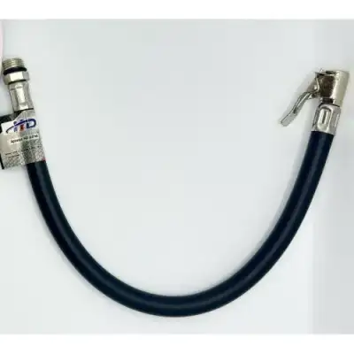 Шланг резиновый армированный для подкачки колес 38см. с фитингами "H-D" наличный и безналичный расчет