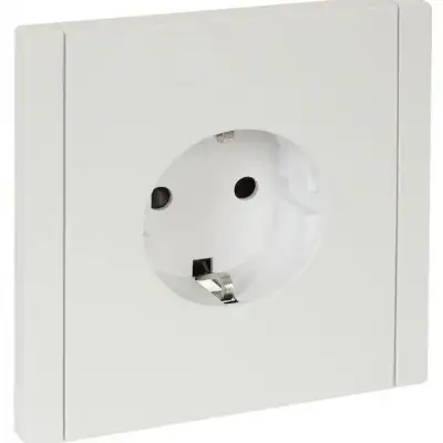 Розетка СП FORTE&PIANO FP215 16А с заземл. защ. шторки винт. крепл. бел. IEK FP-R14-16-K01 наличный и безналичный расчет