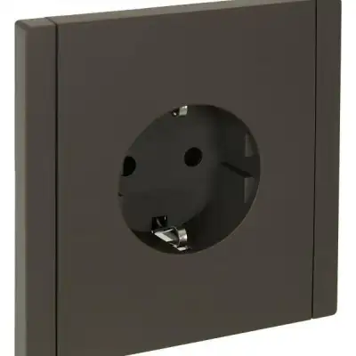 Розетка СП FORTE&PIANO FP316 16А с заземл. без защ. шторок винт. крепл. сер. IEK FP-R11-16-K03 наличный и безналичный расчет