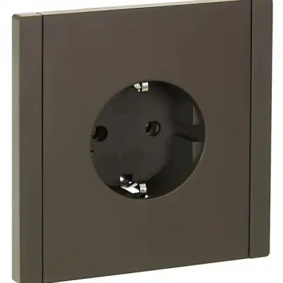 Розетка СП FORTE&PIANO FP314 16А с заземл. без защ. шторок безвинт. крепл. сер. IEK FP-R11-16-1-K03 наличный и безналичный расчет