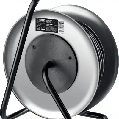 ЗУБР КГ-315, КГ, 3 x 1.5 мм2, 20 м, 3700 Вт, IP44, силовой удлинитель на стальной катушке, Профессионал (55080-20) наличный и безналичный расчет