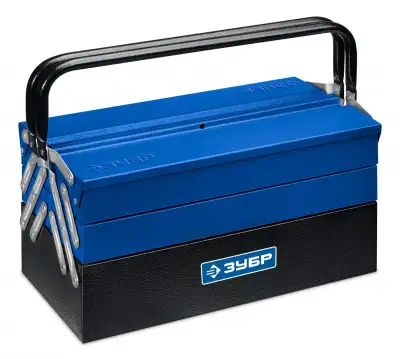 ЗУБР ЯРУС-5/17, 430 х 210 х 155 мм, (17″), Металлический раздвижной ящик для инструментов, Профессионал (38356-17) наличный и безналичный расчет