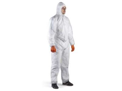 Защитный комбинезон JPC-100 (р-р XL), Jeta Safety (JPC100 - легкий защитный комбинезон из полипропилена (40 г/м) с капюшоном. В уп 50 шт. Р-р: XL) наличный и безналичный расчет