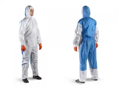 Защитный комбинезон JPC56 (р-р XL), Jeta Safety (JPC56 - легкий комбинезон химической защиты из материала MF. На спине - спина из <дышащего> материал) наличный и безналичный расчет