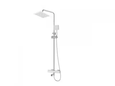 Душевая термостатическая система с излиовм (Lt), серия THS хром, AV Engineering наличный и безналичный расчет