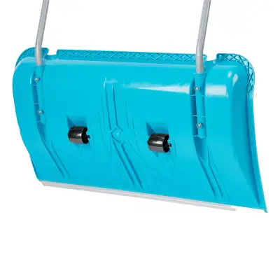 Скрепер для уборки снега, полипропилен, колеса, 750х445х1275 мм, рукоятка с ПВХ, LUXE Palisad наличный и безналичный расчет