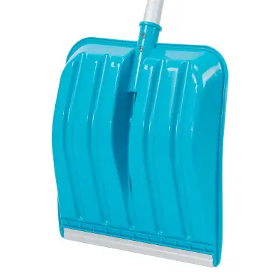 Лопата для уборки снега, полипропилен, 350х405х1300мм, алюминиевый черенок, ПВХ накладка, LUXE Palisad наличный и безналичный расчет