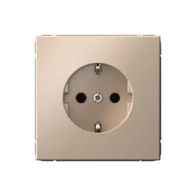 Розетка ArtGallery 16А с заземл. со шторками быстрозажим. клем. механизм песочн. SE GAL001245S наличный и безналичный расчет