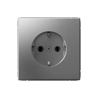 Розетка ArtGallery 16А с заземл. быстрозажим. клем. механизм сталь SE GAL000943S наличный и безналичный расчет