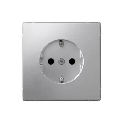 Розетка ArtGallery 16А с заземл. со шторками быстрозажим. клем. механизм алюм. SE GAL000345S наличный и безналичный расчет