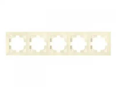 Рамка 5-местная бежевая, Стиль, BYLECTRICA наличный и безналичный расчет