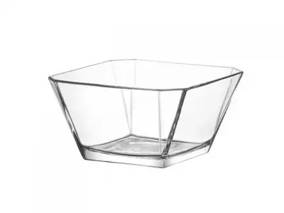Салатник стеклянный, квадратный, 196 мм, серия Karen, LAV наличный и безналичный расчет