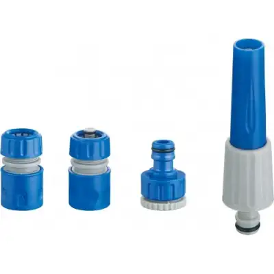 Адаптеры для шлангов поливочных в комплекте с распылителем, набор 4 предмета 1/2" "H-D" наличный и безналичный расчет