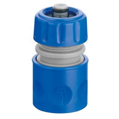 Соединение Быстросъемное 1/2" с аквастопом для поливочного шланга "H-D" на КАРТОНКЕ наличный и безналичный расчет