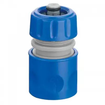 Соединение Быстросъемное 1/2" с аквастопом для поливочного шланга "H-D" на КАРТОНКЕ наличный и безналичный расчет