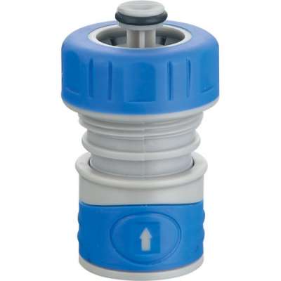 Соединение Быстросъемное 3/4" с аквастопом TPR coated для поливочного шланга "H-D" на КАРТОНКЕ наличный и безналичный расчет