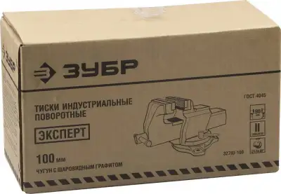 ЗУБР 100 мм, слесарные тиски (32703-100) наличный и безналичный расчет