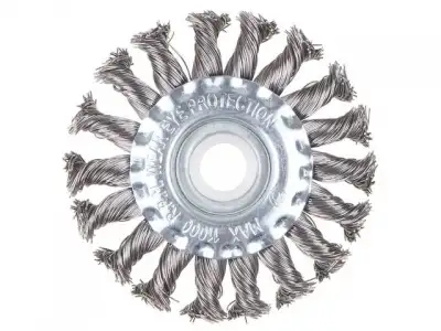 Щетка дисковая косич.125ммх22мм GEPARD (GP0880-125) (для УШМ, в блистере) наличный и безналичный расчет