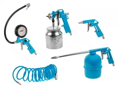 Набор пневмоинструмента DGM S510 (5 предметов) (ниж. бак) наличный и безналичный расчет