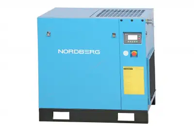 Компрессор винтовой NORDBERG 15 кВт, 10 бар, 1910 л/мин, IP55, без ресивера NCC20 наличный и безналичный расчет